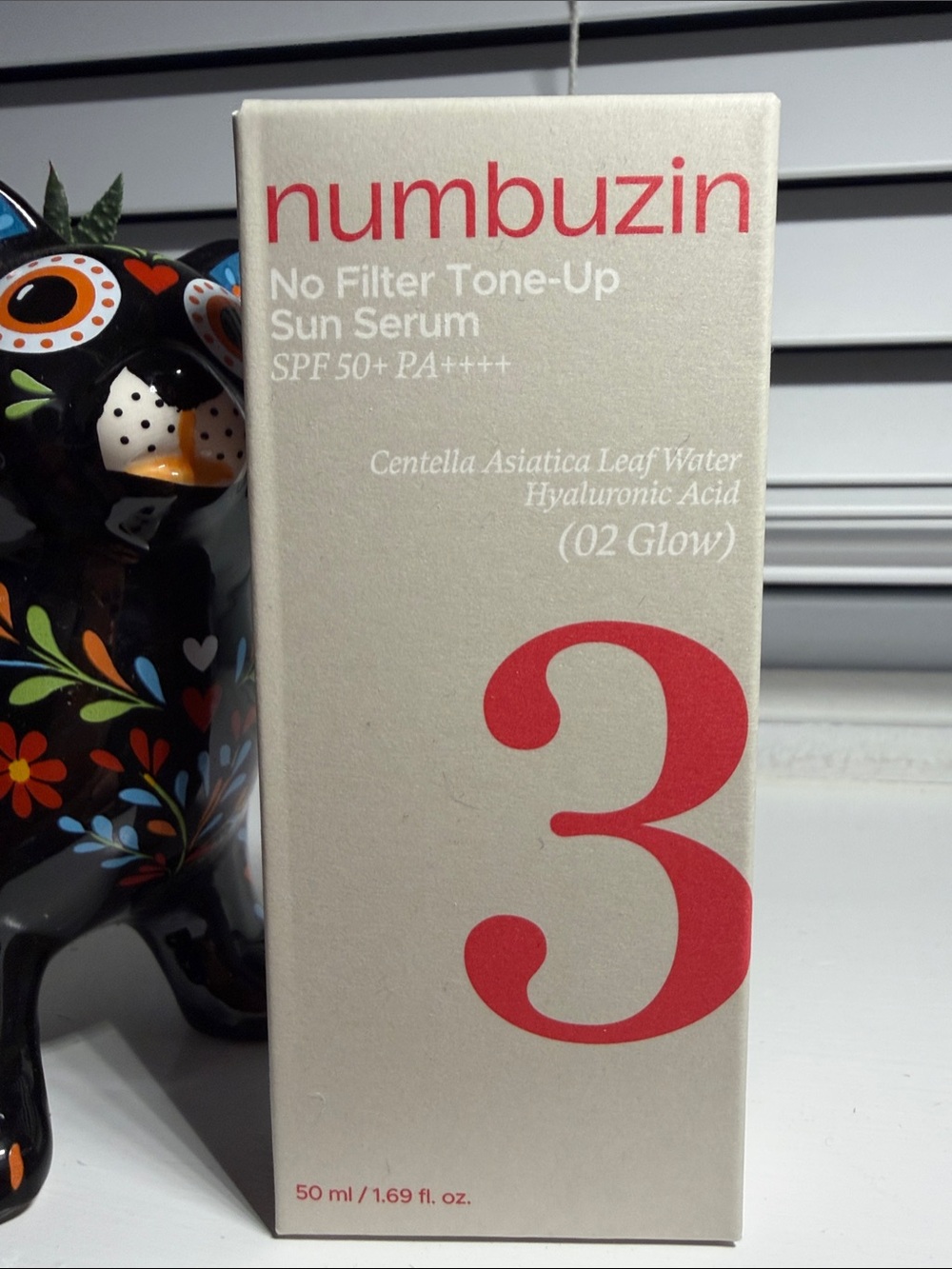 No Filter Tone-Up Sun Serum SPF 50+ (02 Glow) - Glow Beige Numbuzin No.3 No Filt